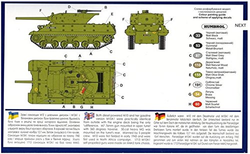 Plastic Model US M10A1 Tank Destroyer WWII 1/72 UM 209