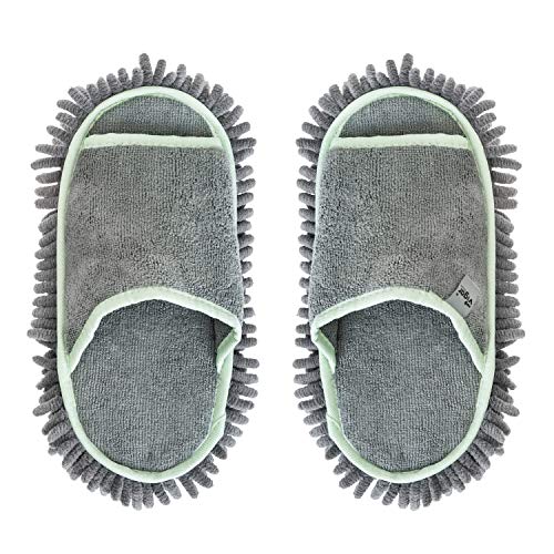 Vigar Chaussures en Microfibre, Gris et Vert Cover
