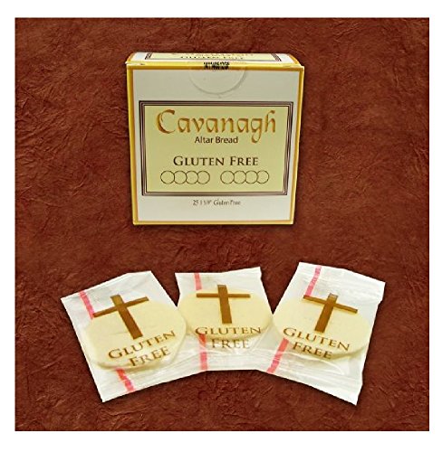 Gluten Free 1 3/8" Diameter (35mm) Altar Communion Bread 25 Count Boxed Individually Wrapped