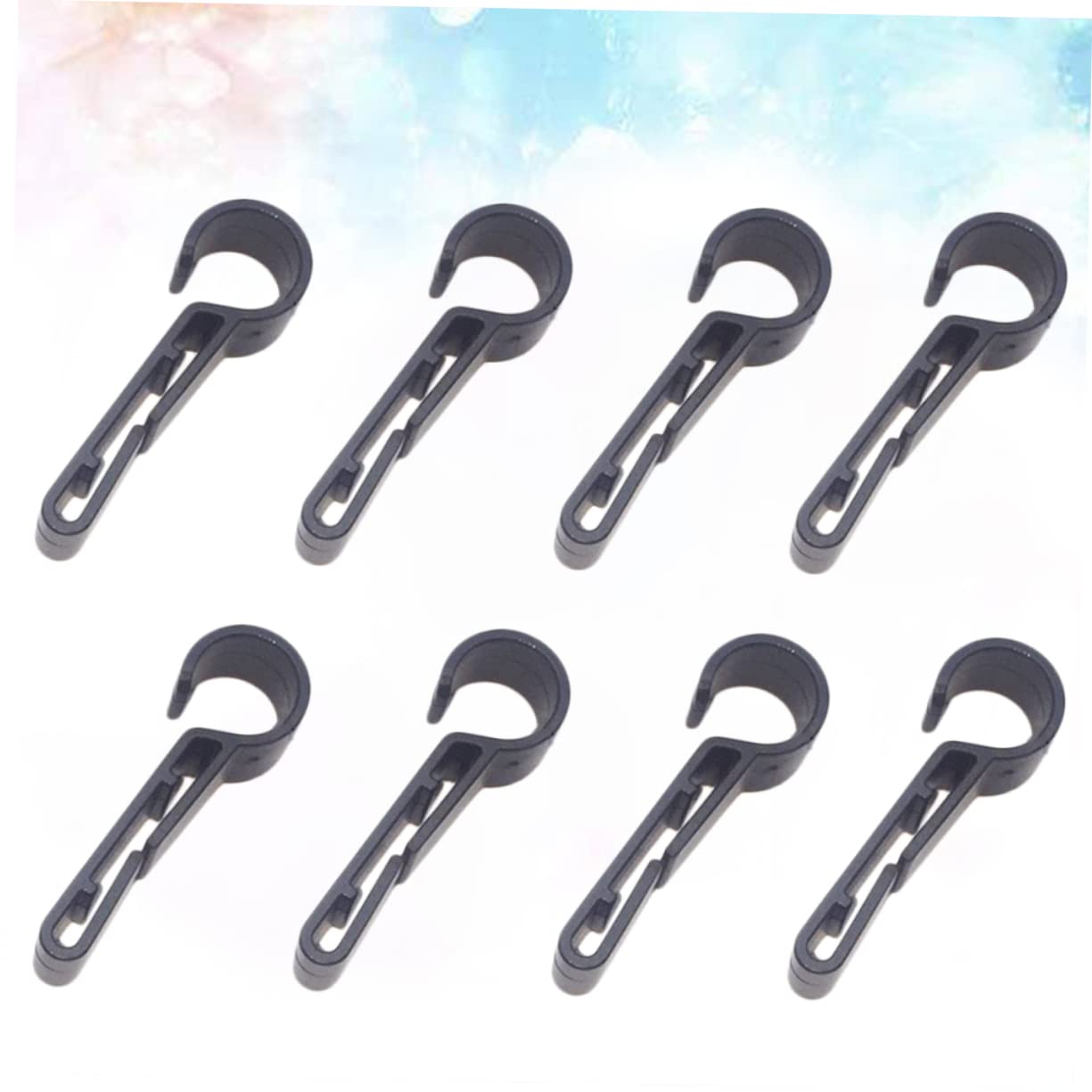 IMIKEYA Hat Headlamp Accessory 8pcs Stop Buttons Helmet Headlamp Clasp Retainers Anti-slip Holder
