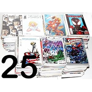 HUGE COMIC BOOK LOT 25 MARVEL DC INDY SUPERMAN BATMAN X-MEN NO DUPLICATES – Hot choice