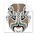 Peking Opera Head Colorful Wangwujiang Cleaning Cloth Phone Screen Glasses Cleaner 5pcs