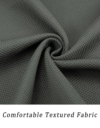 COOFANDY Mens Track Suits 2 Pieces Casual Athletic Tracksuit Running Suits Outfits Jogging Sweatsuits Dark Grey Medium