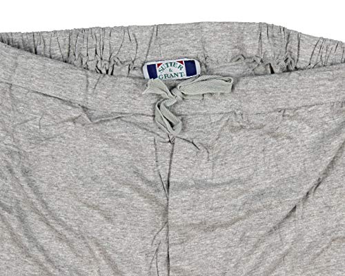 INTIMO Men's Solid Grey Heather Drawstring Pajama Pant3