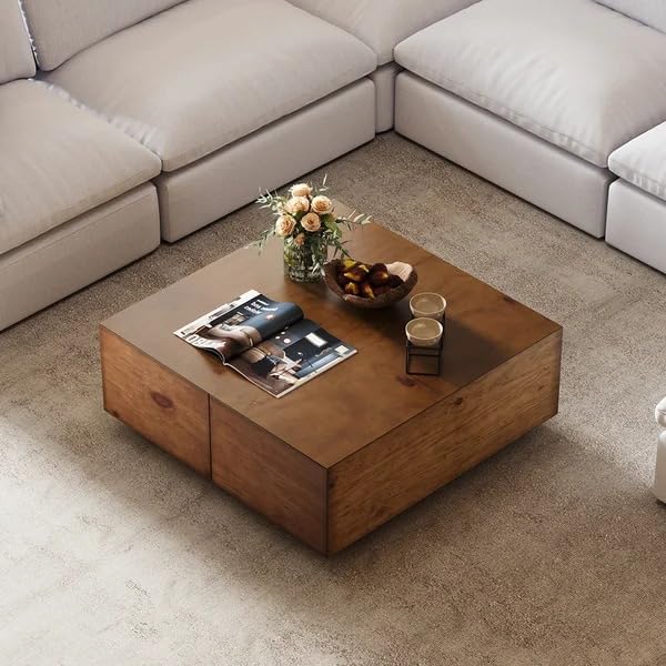 Noziya Furniture Solid Sheesham Wooden Center Table Coffee Table
