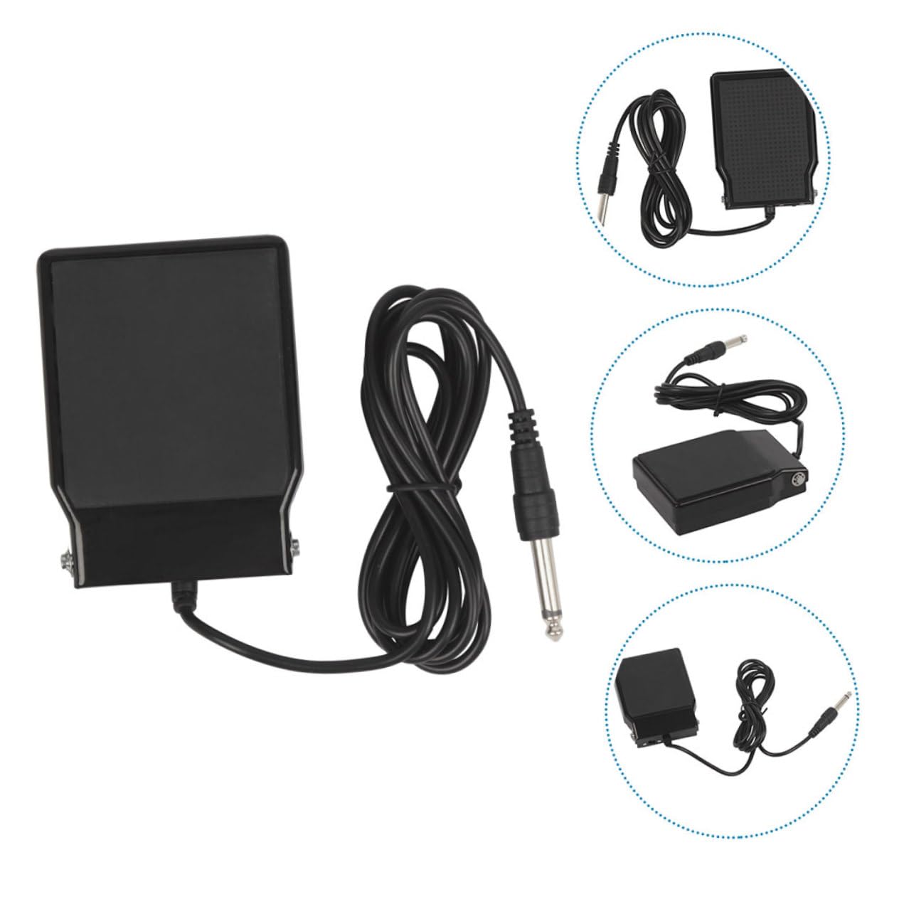 Totority Digital Piano Sustain Pedal Electronic Piano Foot Pedal Replacement for Old Pedals Easy to Use