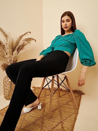 Image of Rare Women's Solid Slim Fit Blouse