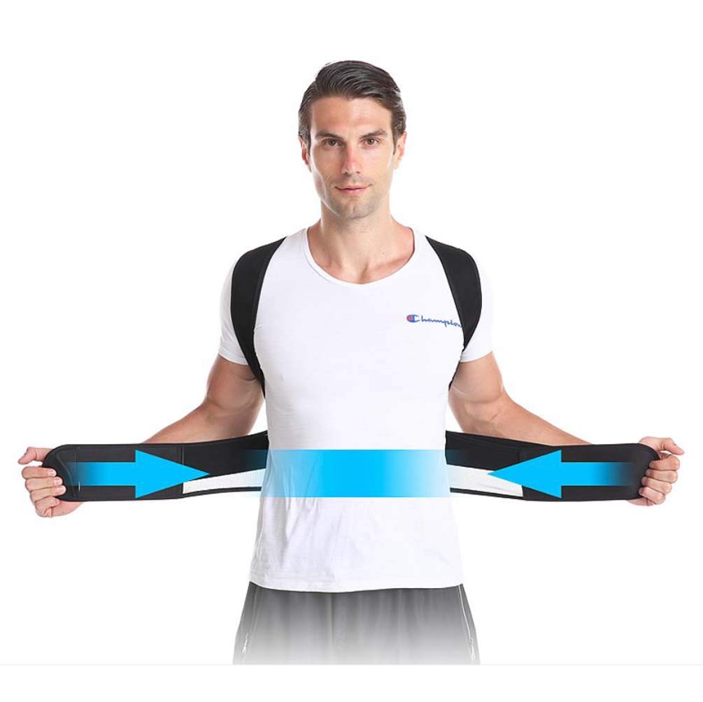 Multar Corrector de Postura Espalda; Soporte de Espalda y Columna Lumbar; Aliviar el Dolor de Espalda y Hombro; Ajustables; corrección de Postura Unisexo, XL, XL