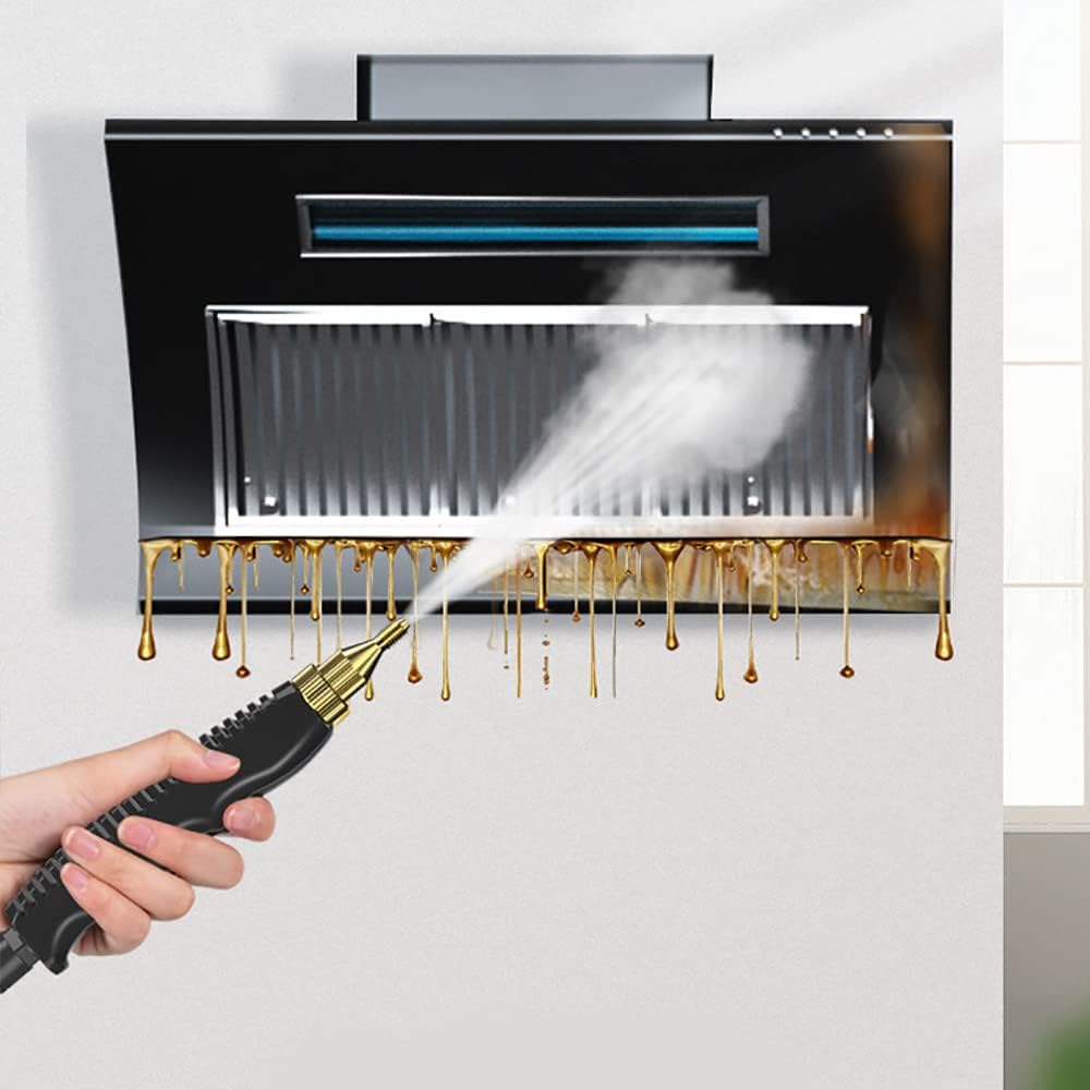 2500W High-temperature Handheld Steam Cleaner, Multi-Gear Adjustment High Pressurized Steam Cleaning Machine Portable High Pressure Steam Cleaner for Cleaning Kitchen, Bathroom, Furniture