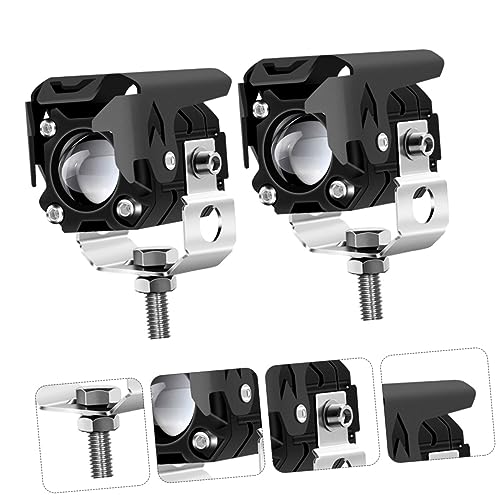 Milisten 6 Pcs Lâmpada De Trabalho Da Motocicleta Luz De Trabalho LED Faróis LED Holofote Luz Extern