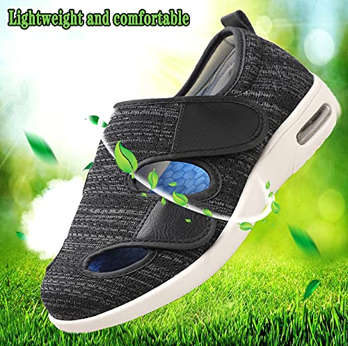 JBTNBX Women's Diabetic Shoe Walking Shoes Extra Wide Widths Adjustable Sneakers for Elderly Edema Swollen Feet2