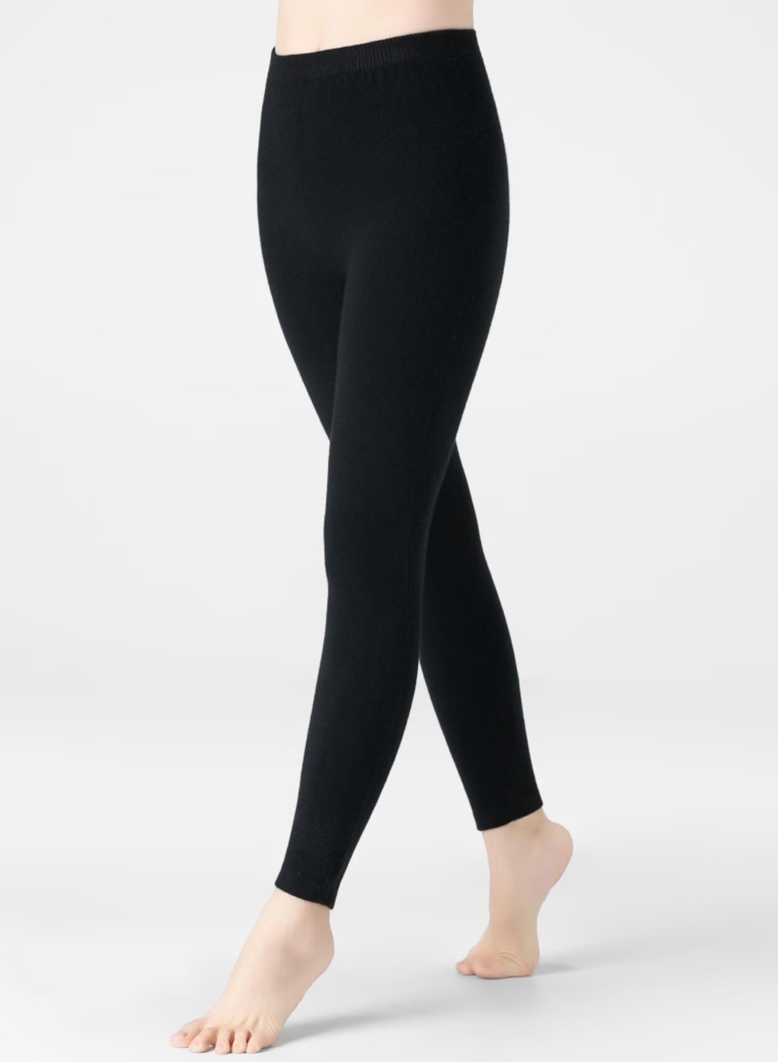 HNVAVQ Leggings térmicos 100% Cachemira para Hombre y Mujer, Pantalones térmicos de Invierno de Cintura Alta
