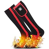 Heated Socks for Women Men,Foot Warmers Electric Rechargable Battery Heating Socks,Winter Cold Feet...