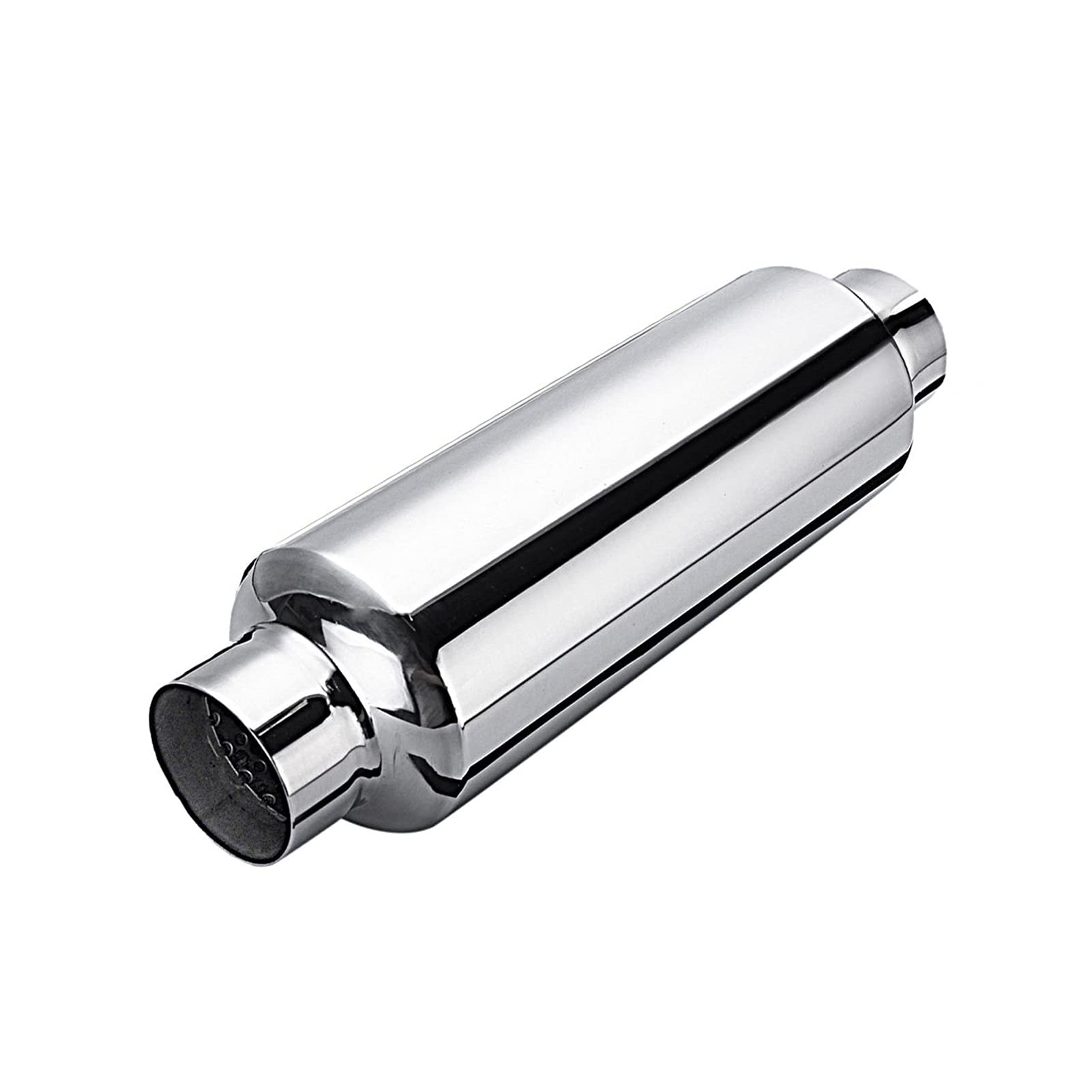 Resonador de tubo de escape de 63mm para reparaciones de silenciador trasero universal de coche