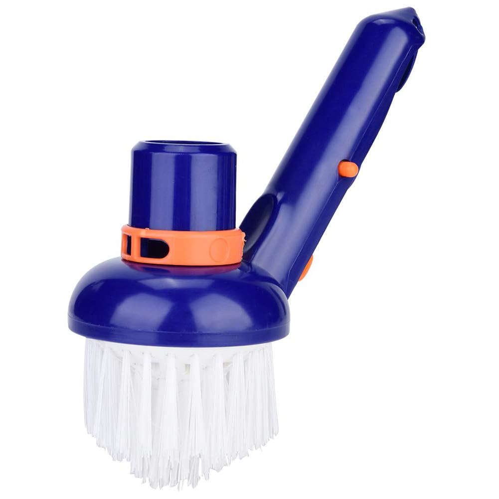 Swimming Pool Wall & Tile Brush, 2.99" Pool Step & Corner Vacuum Brush, Plastic Nylon Brush for Cleaning Walls, Floors, Steps & Corners