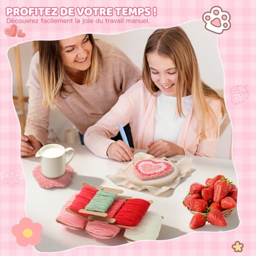 Coffret punch needle complet Asiv une idée cadeau créative originale