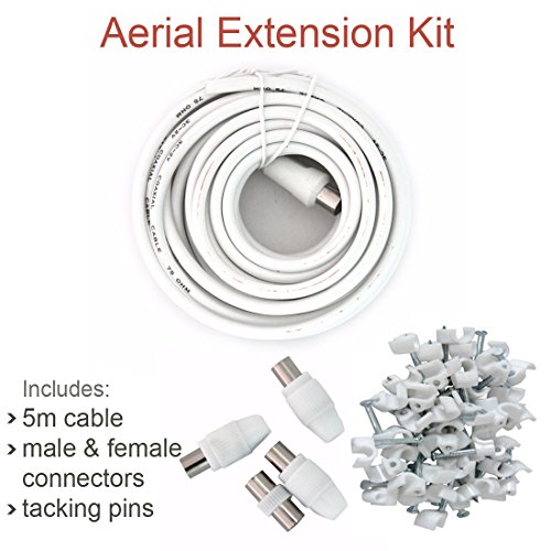 Kit de extensión de Antena de TV para Extender los Cables coaxiales existentes
