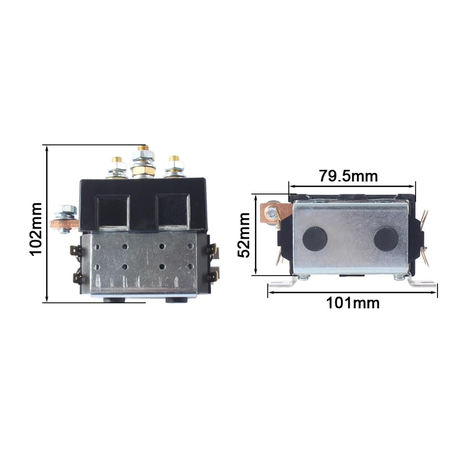 Stycznik DC88 2NO+2NC 12V 24V 36V 48V 60V 72V 100A ZJWT100A (12V)