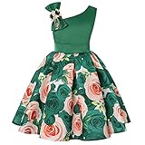 COMISARA Easter Christmas Dresses for Girls Toddler Kids Flower Girl Dress Size 5 6 Years Teen Elega