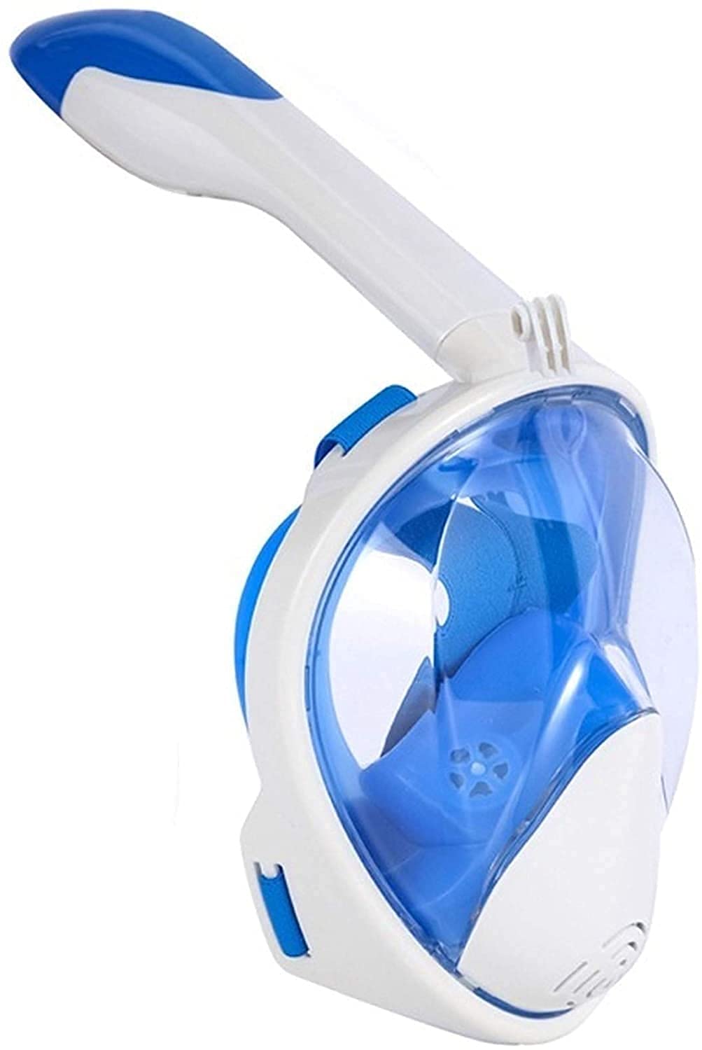 Maschere da Sub, Maschere da Snorkeling, Antiappannamento, Integrali, Attrezzatura per Snorkeling, Nuoto, per Donne, Uomini E Bambini, Grandi, Grandi（Blue 1-L）