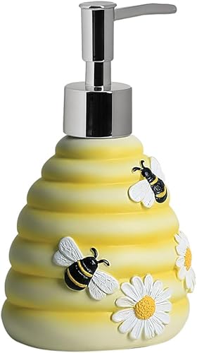 WAIT FLY Dispensador de jabón de resina con bomba de acero inoxidable, botella de jabón de loción recargable, dispensador de jabón para platos, disponible en Yaxa Costa Rica