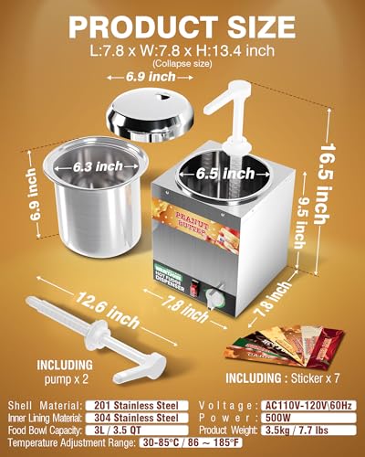 Commercial Nacho Cheese Warmer Machine