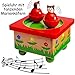 Produktbild Unbekannt Spieluhr magisch Marienkäfer Musikbox Spieldose Kinder Holz Musikspieluhr magnetisch Tiere gepunktet