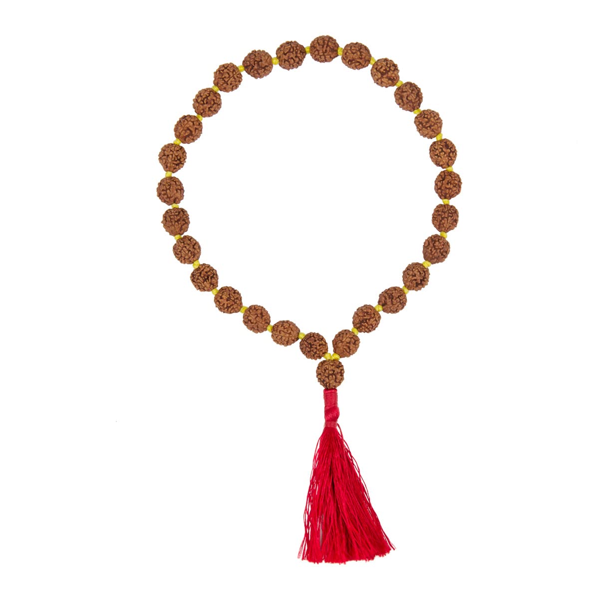 RDK Rudraksha Bead Mala,Holy Mala For Japa,Mediations And Wearing With Tassel(27+1)-image-40