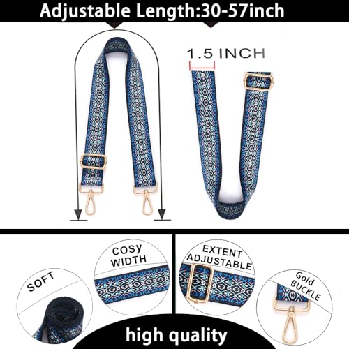 Image of Purse Straps Replacement Wide Crossbody Shoulder Strap for Bags Purse Extender Accessories Guitar Straps