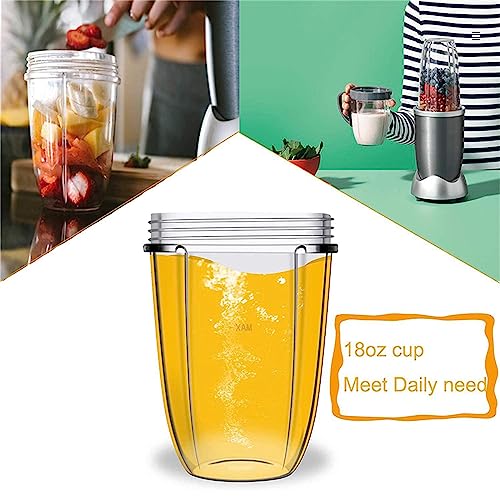 2Pzs Vasos de Licuadora Repuestos 18oz Transparente miniatura 4