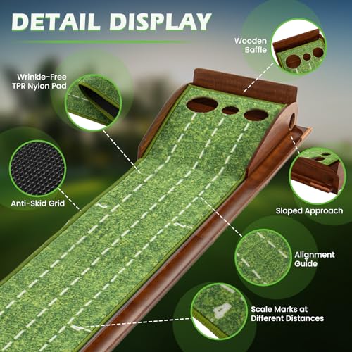 Tapis Putting LIFEZEAL 1/2/3 trous portable