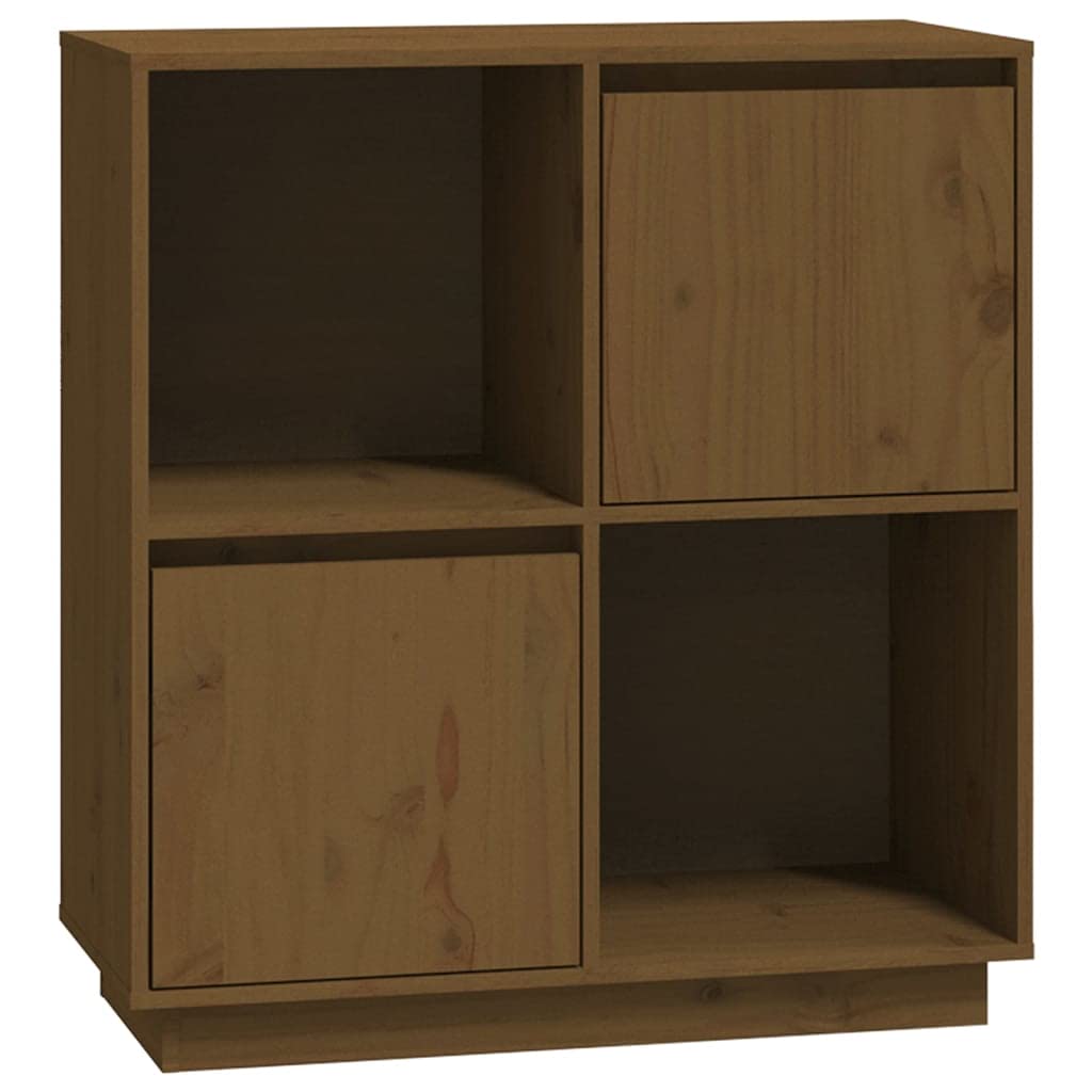 Armario auxiliar de madera maciza de pino acabado rústico