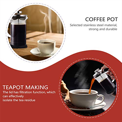 1pc cafeteira de aço inoxidável de alta pressão de cafeteira de pressão