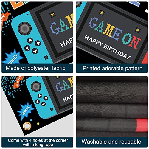 13Th Birthday Banner Video Game Decorations For Boys, Level Up 13 Birthday Backdrop Party Supplies, Gaming Theme Happy 13Th Bday Party Photo Prop Decor #TOP5