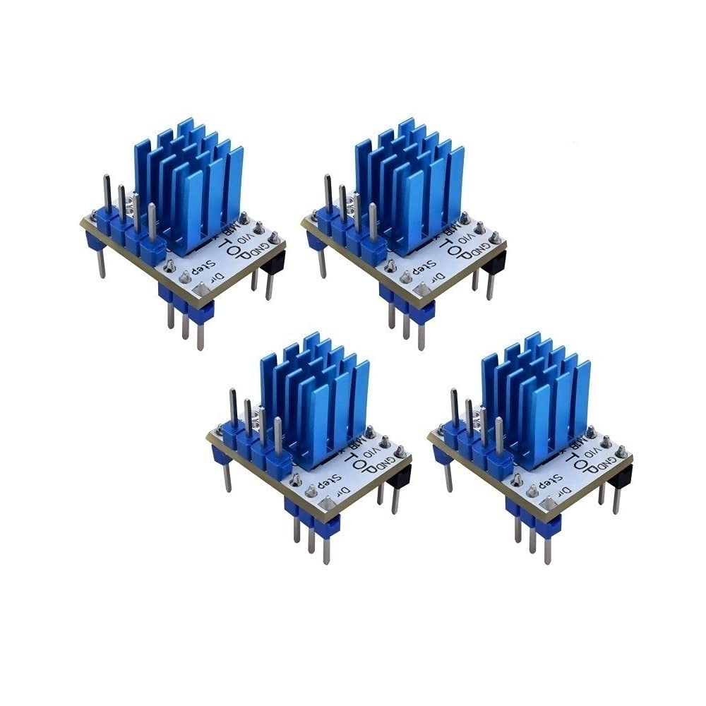 Druckerteile 1/4pcs 2130 V1.2 mit SPI MKS Stepper Motor StepStick Mute Driver für 3D-Drucker Control Board Ersatzteile (Größe: 4pcs TMC 2130 V1.2) (Size : 4pcs TMC 2130 V1.2)