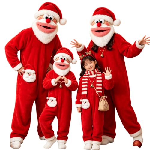 Unisex Adult Onesie One Piece Pajamas Costume Christmas Sleepwear Jumpsuit - image 1