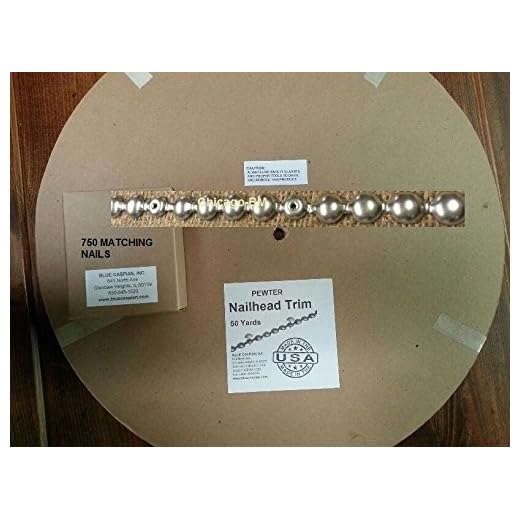 B.C. Pewter Upholstery Nailhead Trim