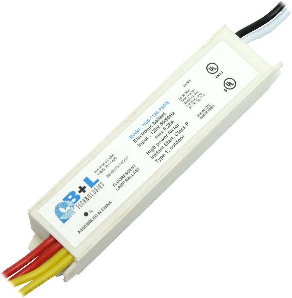B&L Technologies 61123 - NU6-1128-PSS/E Compact Fluorescent Ballast