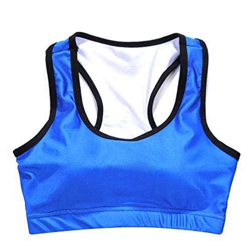 Image of Sister Amy Women's Aerobics Gym Dance Yoga Vest Printed Sports Bra Top Vest