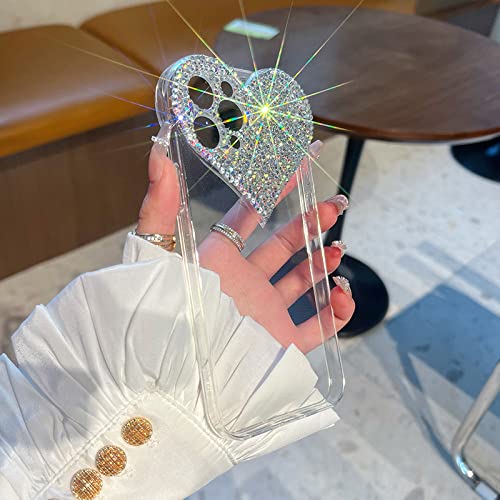 Étui antichoc iPhone 14 transparent rose pour éviter les rayures de lentille - 3