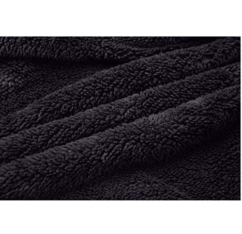 Men’s Camouflage or Solid Fur-Lined Zip Up Hoodie Sweatshirt4