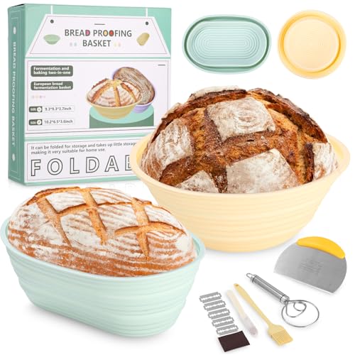 LEAZZLE Cestini Lievitazione Silicone, Set 12 Pezzi