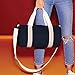 BagBase Mini Barrel Shoulder Bag (One Size) (Black/Black)