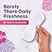 Always Daily Fresh Thin Liners, Regular Absorbency, Unscented Panty Liners, 162 Count