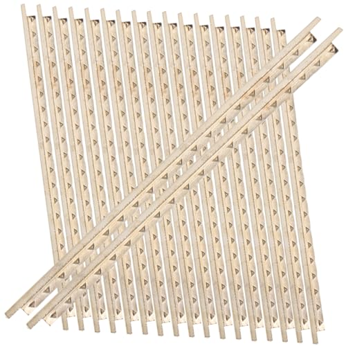 Abaodam 19pcs White Copper Acoustic Guitar Fret Wires Replacement Guitar Grade Wire Fret Set for Classical Electric