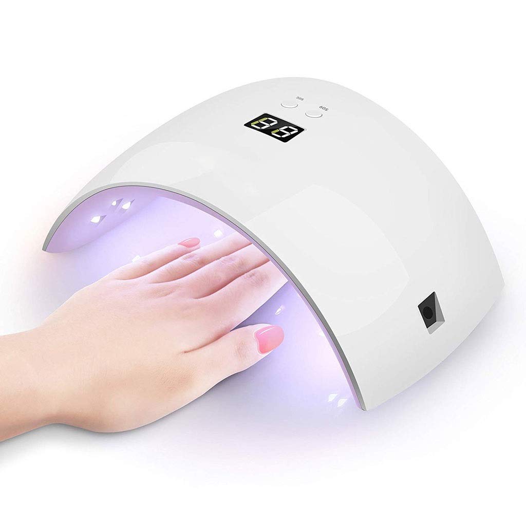 Lampe à ongles gel contre le vernis qui ne sèche pas avec capteur et minuterie