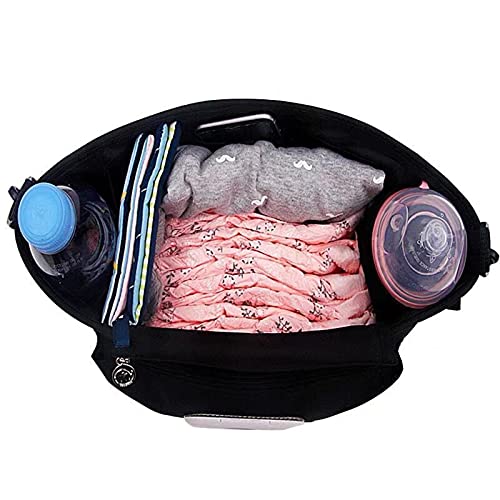 Bolso pañalera para coche de bebé impermeable con gran capacidad miniatura 4