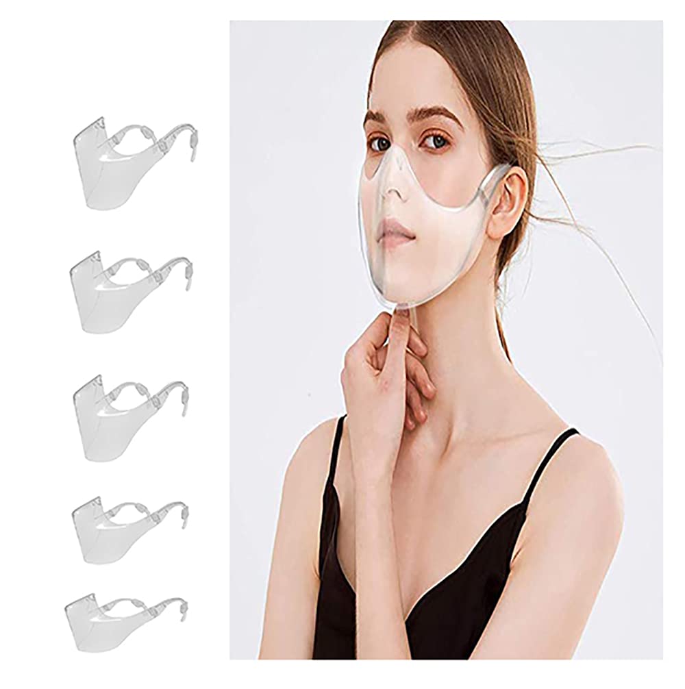Inder Transparent Anti Fog Shields, Clear Face Shields Visor, Combine Plastic Anti Fog And Breathable Visible Expression