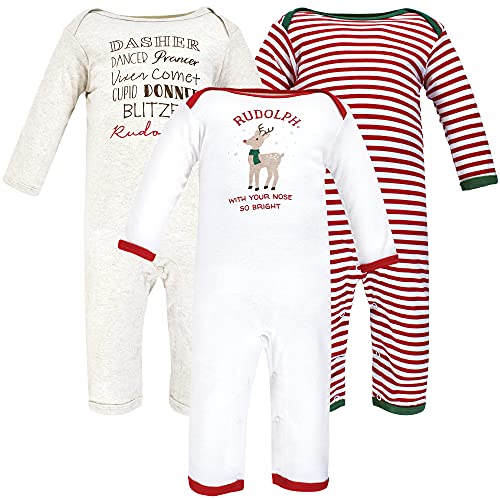 Image of Hudson Baby Baby Cotton Union Suit, 3 Pack