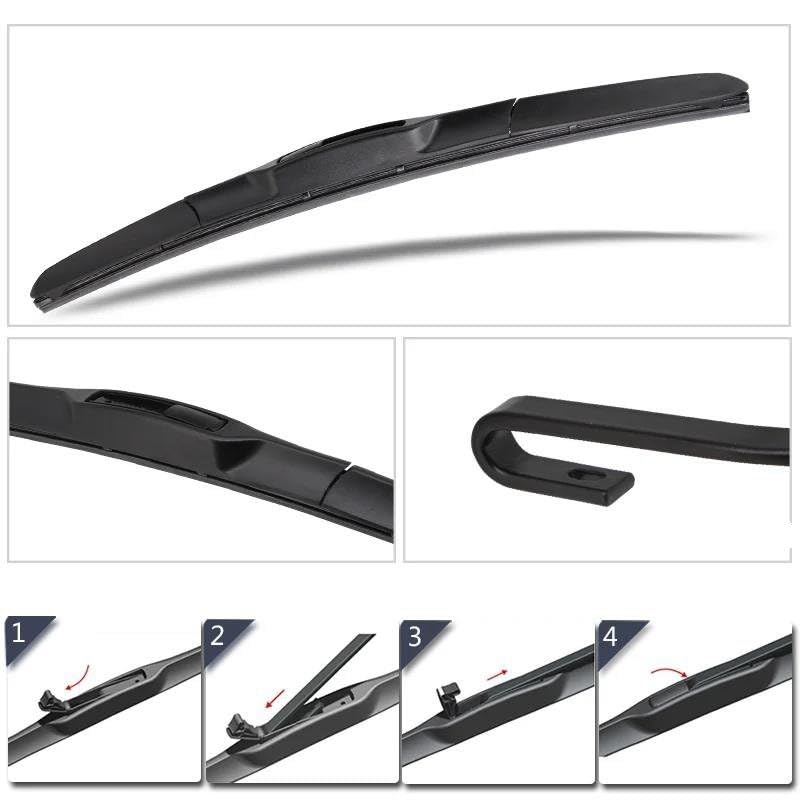Spazzole Tergicristallo Piatte Mossa Per Chrysler 300C (2004-2010) | 2 Lame 560mm | Antiumido Silenziose - 2